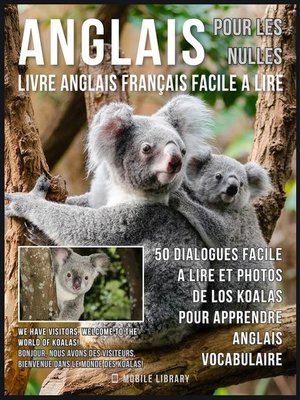 cover image of Anglais Pour Les Nulles--Livre Anglais Français Facile a Lire